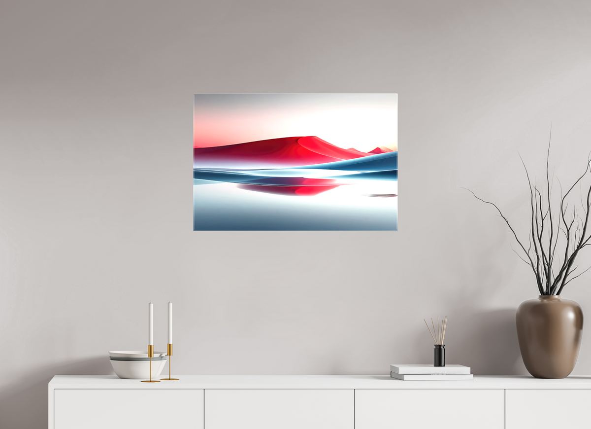 75 x 50 cm, Leinwand glänzend Im Fluss der Formen