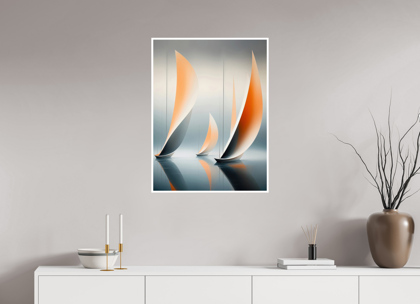 60 x 80 cm, Fine Art Print Hahnemühle Baryta Drei im Licht