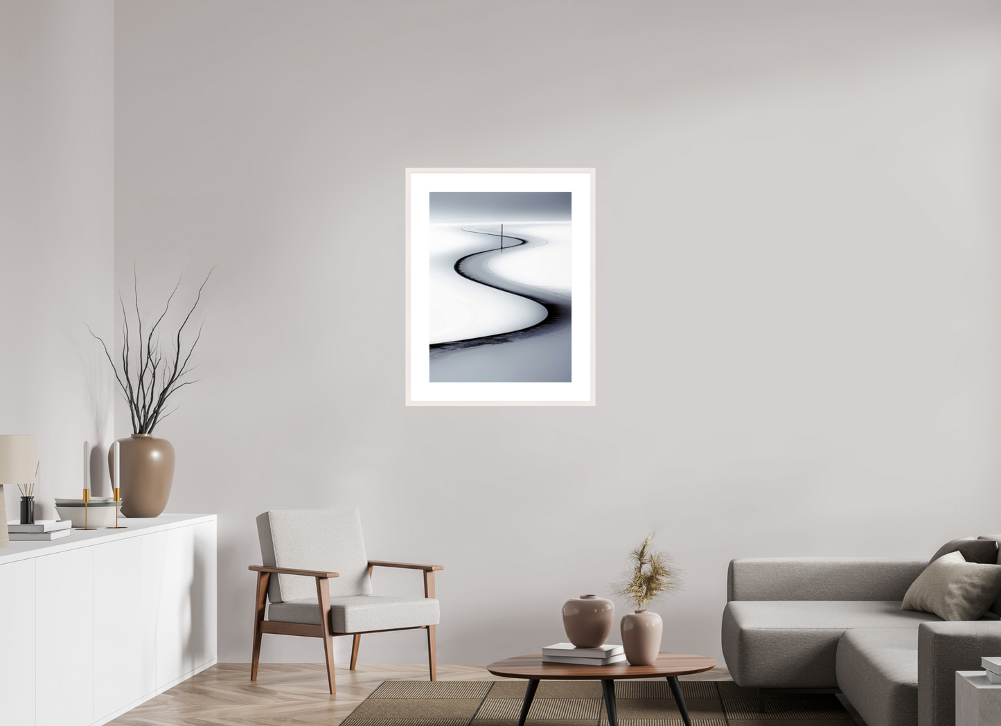 60 x 80 cm, Fine Art Print gerahmt Priel
