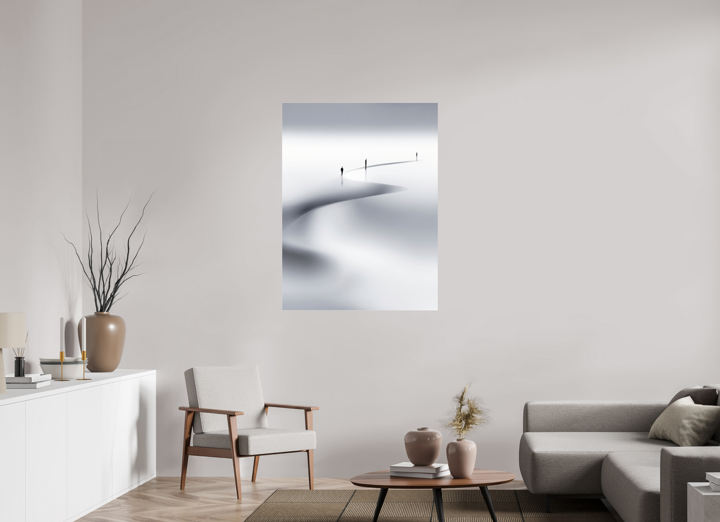 90 x 120 cm, Acrylglas glänzend standard Weg der Gezeiten
