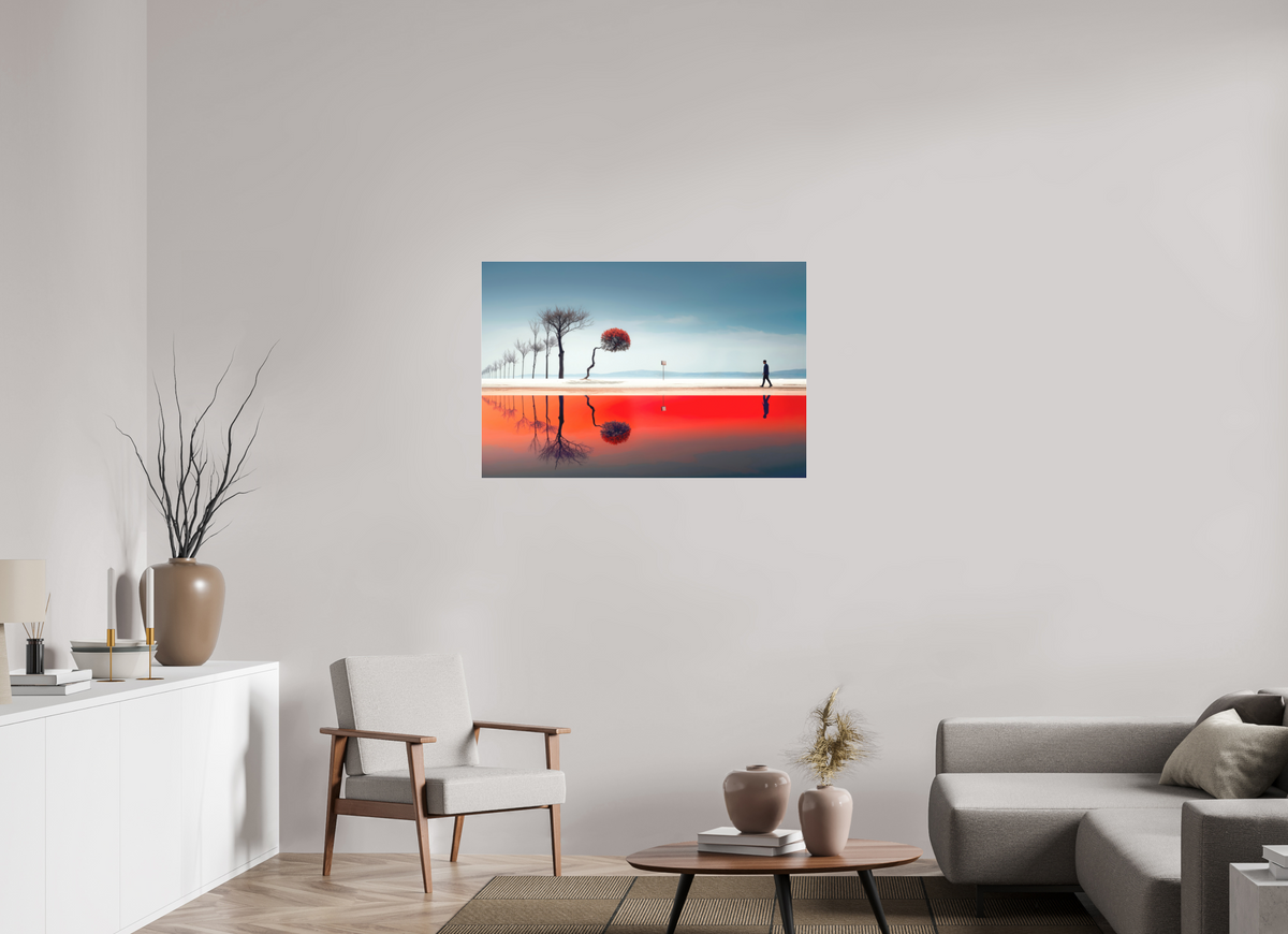 105 x 70 cm, Fine Art Pigmentdruck hinter Acrylglas Der Weg durch den Traumraum—Wandkunst, Fine Art Print, Leinwand, Acryldruck, Alu-Dibond