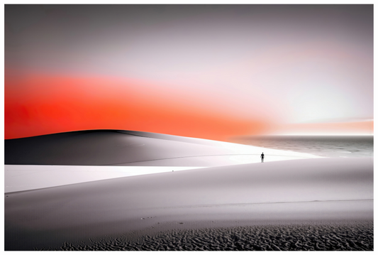 Main image Verloren im Licht—Wandkunst, Fine Art Print, Leinwand, Acryldruck, Alu-Dibond