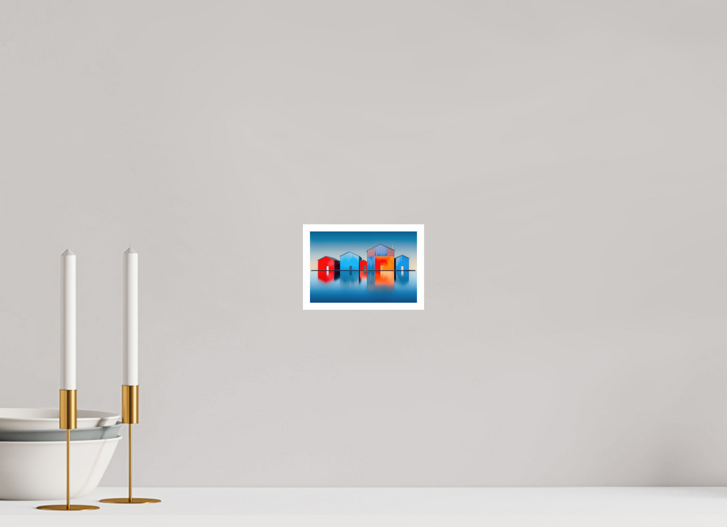 15 x 10 cm, Fine Art Print Hahnemühle Baryta Farbklang am Wasser