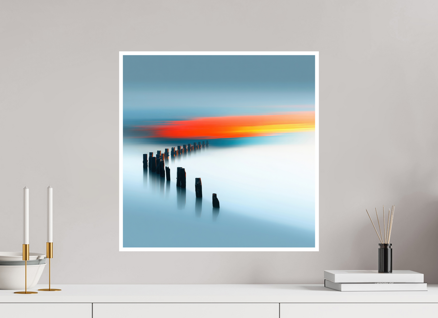 50 x 50 cm, Fine Art Print Hahnemühle Baryta Pfad ins Licht