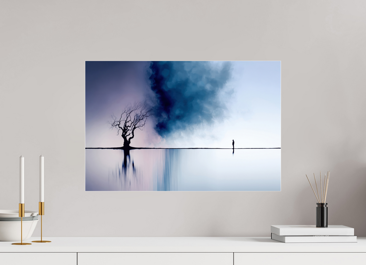 60 x 40 cm, Acrylglas glänzend standard Uferträume-Im Schweigen der Gezeiten