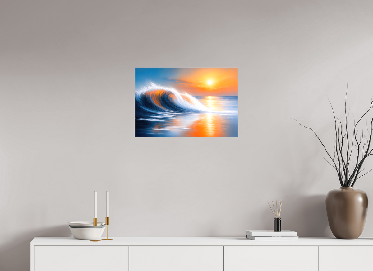 60 x 40 cm, Leinwand glänzend Tragendes Licht—Wandkunst, Fine Art Print, Leinwand, Acryldruck, Alu-Dibond
