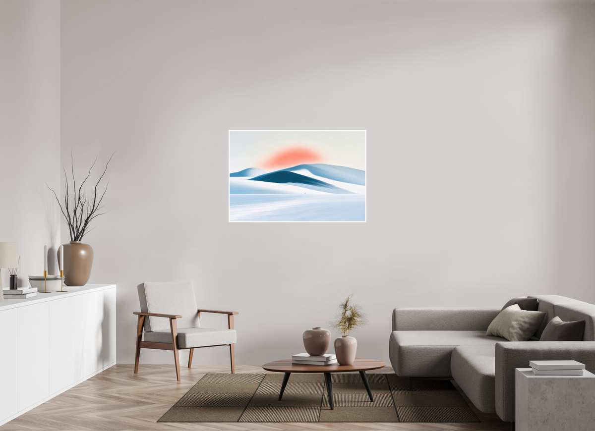 120 x 80 cm, Fine Art Print Hahnemühle Baryta Spur in der Stille