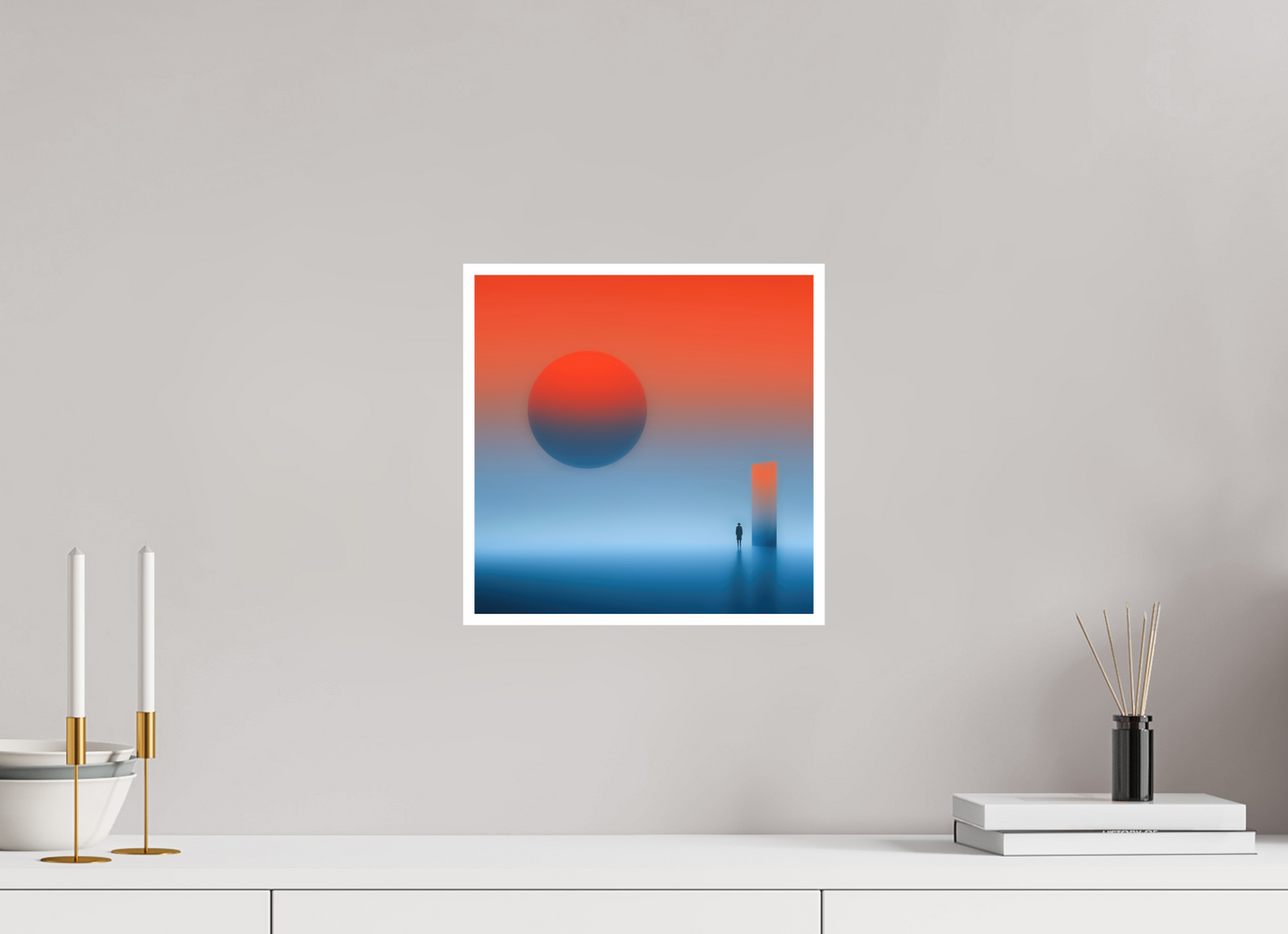 30 x 30 cm, Fine Art Print Hahnemühle Baryta Passage ins Abendrot