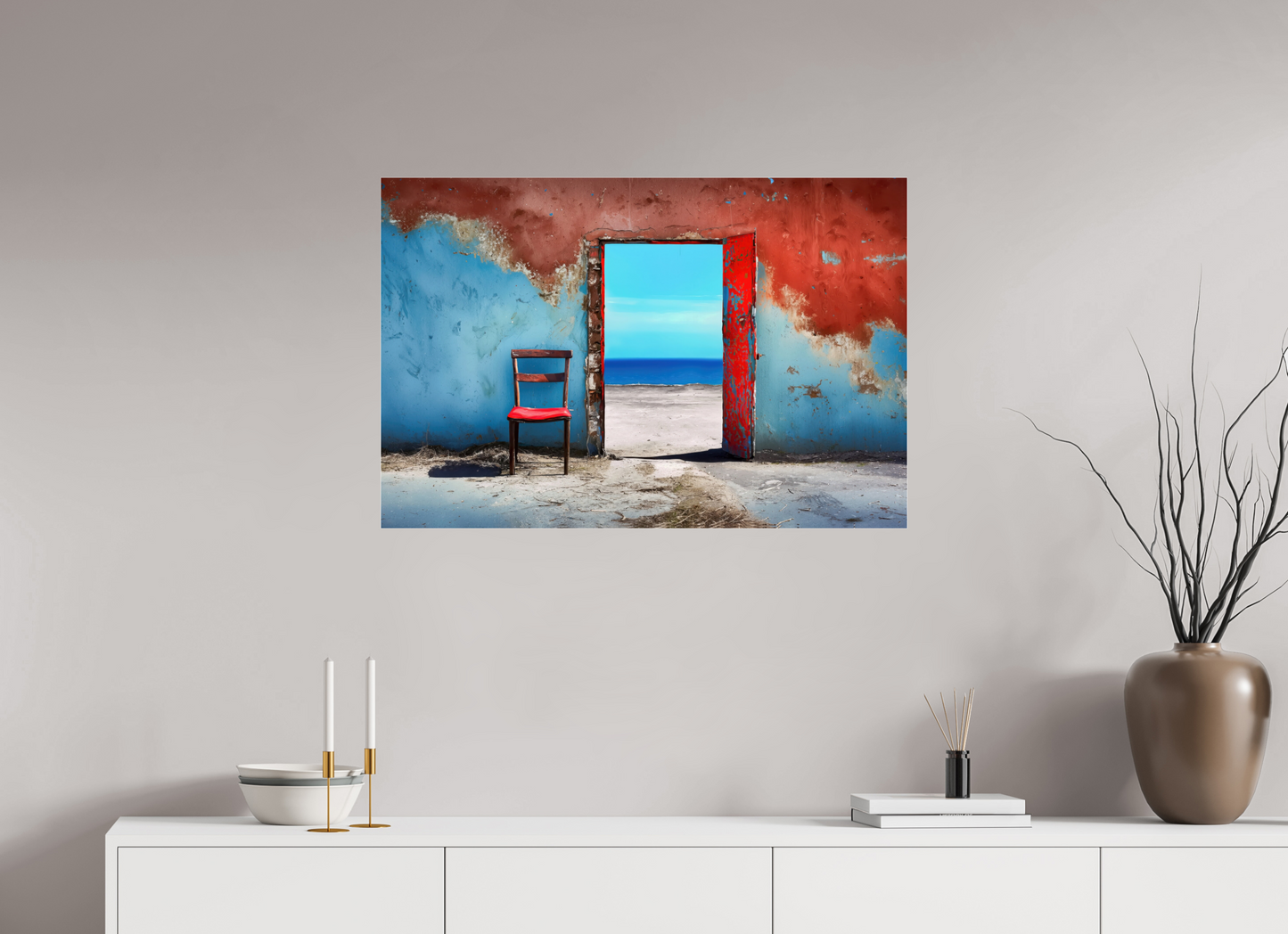 90 x 60 cm, Acrylglas glänzend standard Meeresblick-03