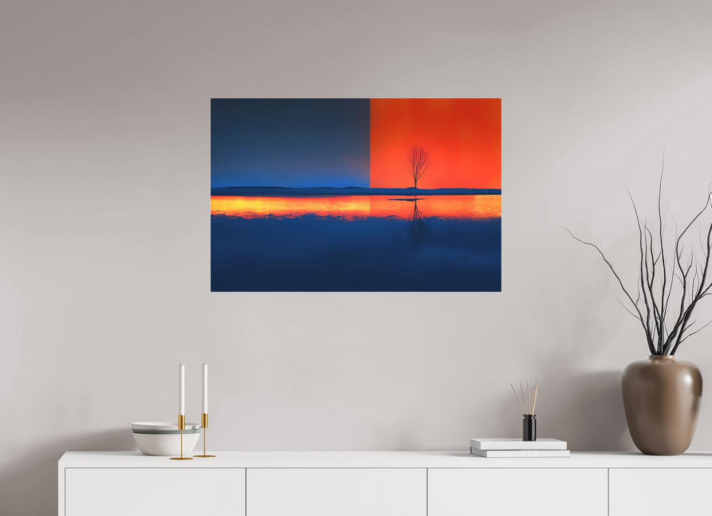 90 x 60 cm, Fine Art Pigmentdruck hinter Acrylglas Grenze des Lichts