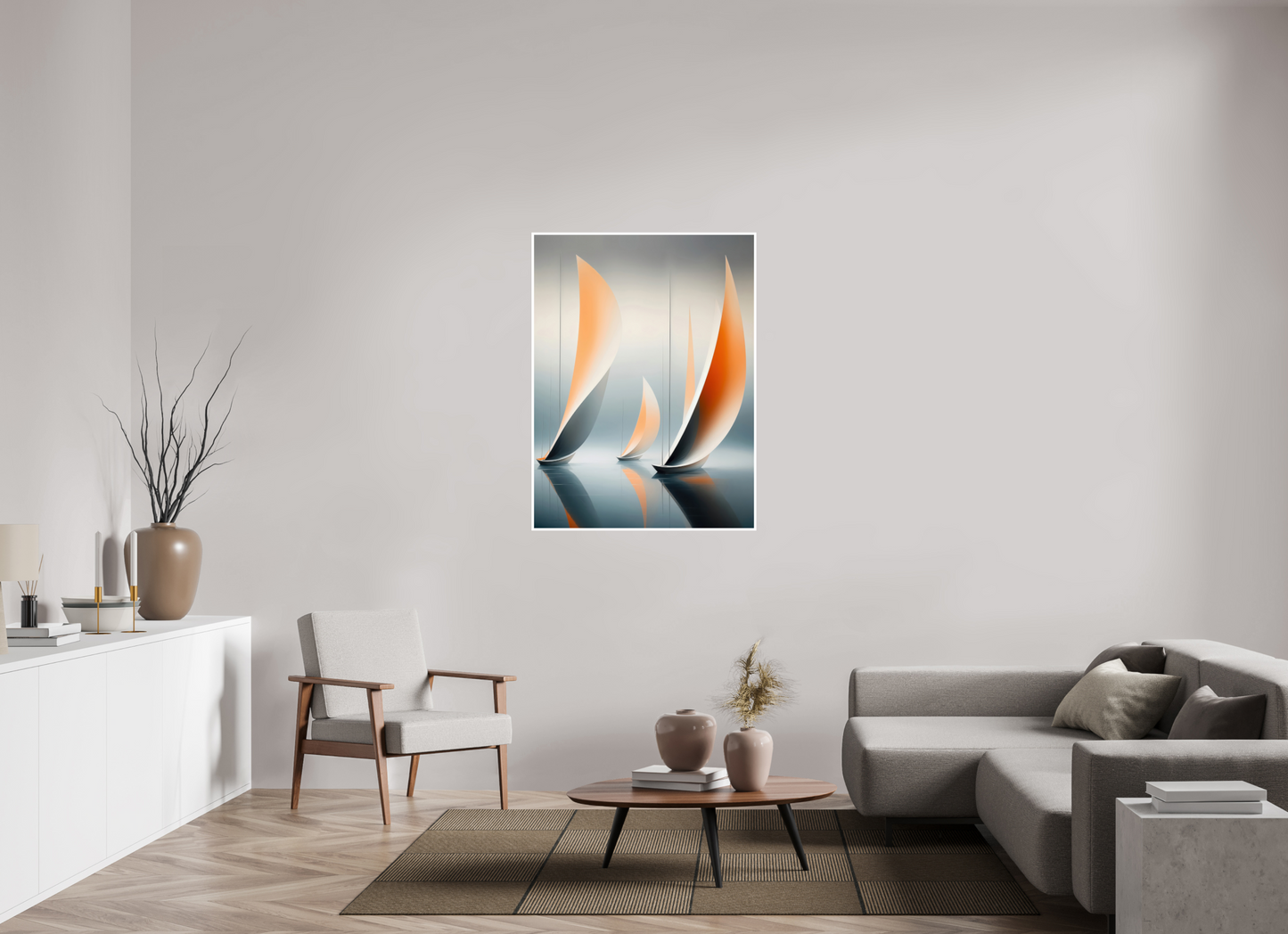 90 x 120 cm, Fine Art Print Hahnemühle Baryta Drei im Licht