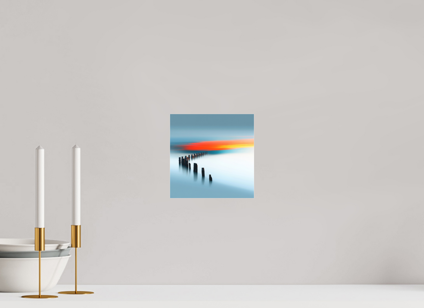 20 x 20 cm, Fine Art Pigmentdruck hinter Acrylglas Pfad ins Licht