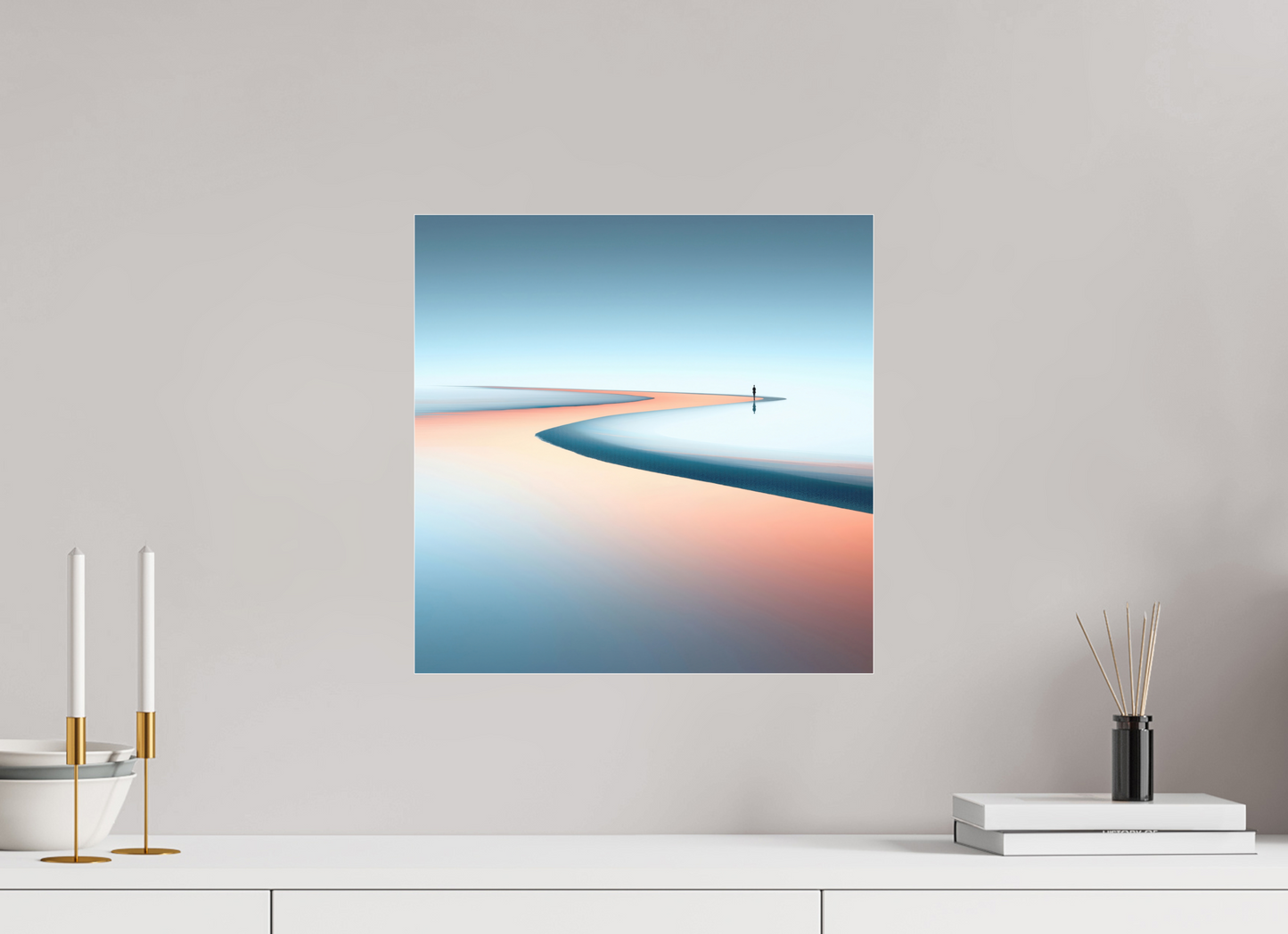 40 x 40 cm, Fine Art Pigmentdruck hinter Acrylglas Am Rand der Unendlichkeit