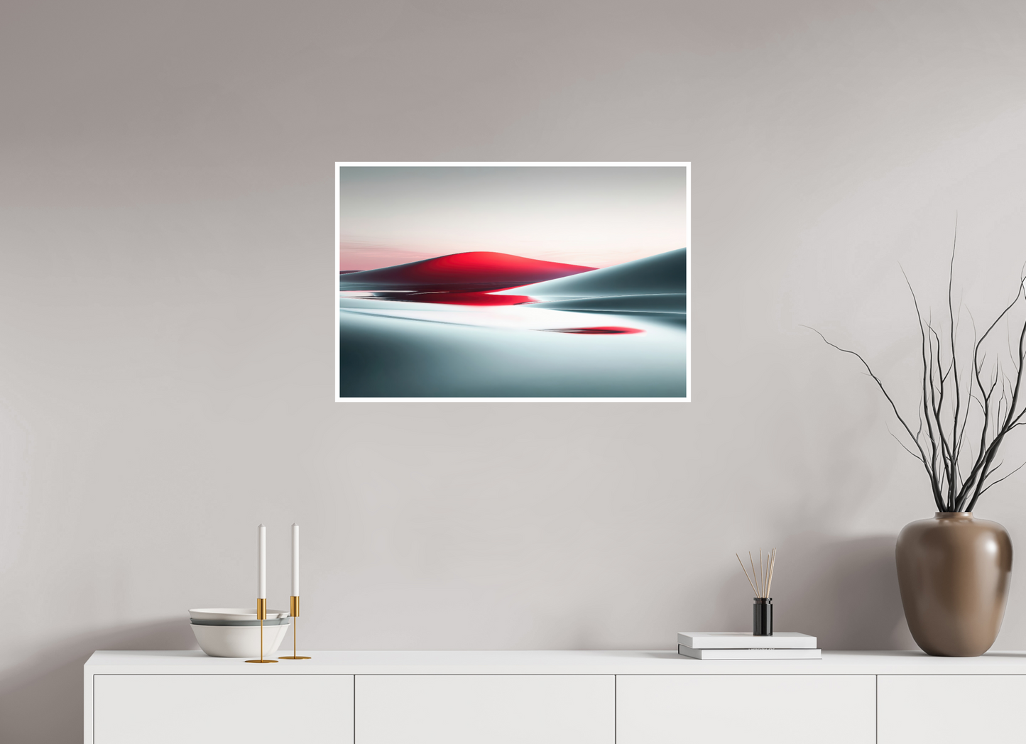 75 x 50 cm, Fine Art Print Hahnemühle Baryta Die Stille der Dünen-06—Wandkunst, Fine Art Print, Leinwand, Acryldruck, Alu-Dibond
