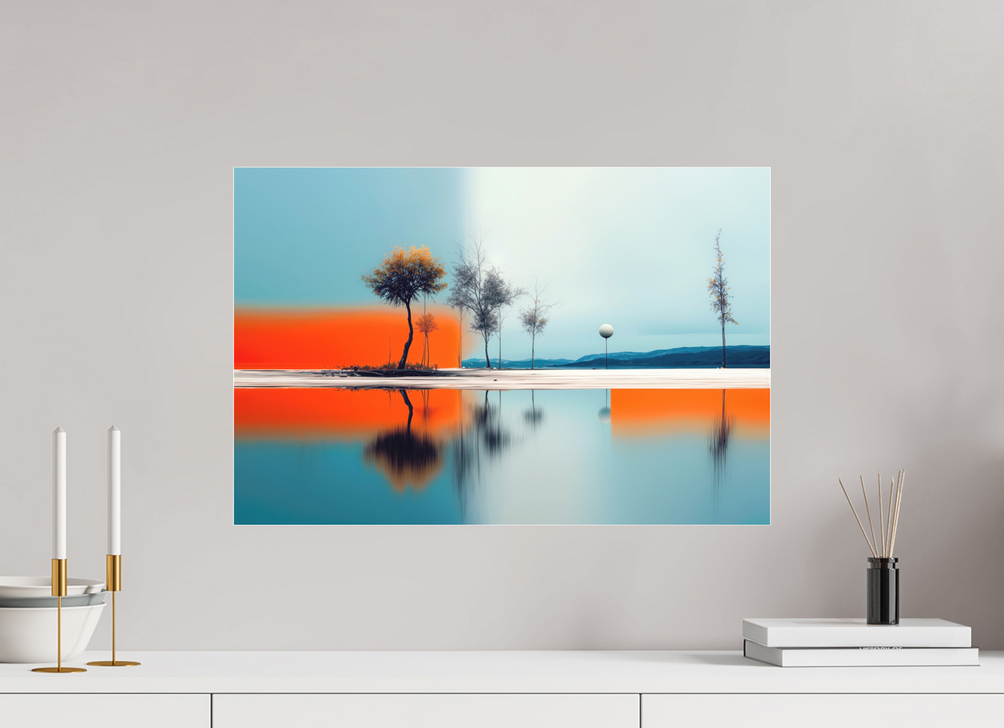 60 x 40 cm, Fine Art Pigmentdruck hinter Acrylglas Horizont der Gegensätze