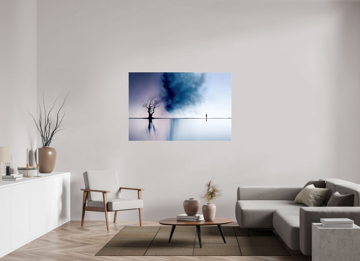 150 x 100 cm, Acrylglas glänzend standard Uferträume-Im Schweigen der Gezeiten