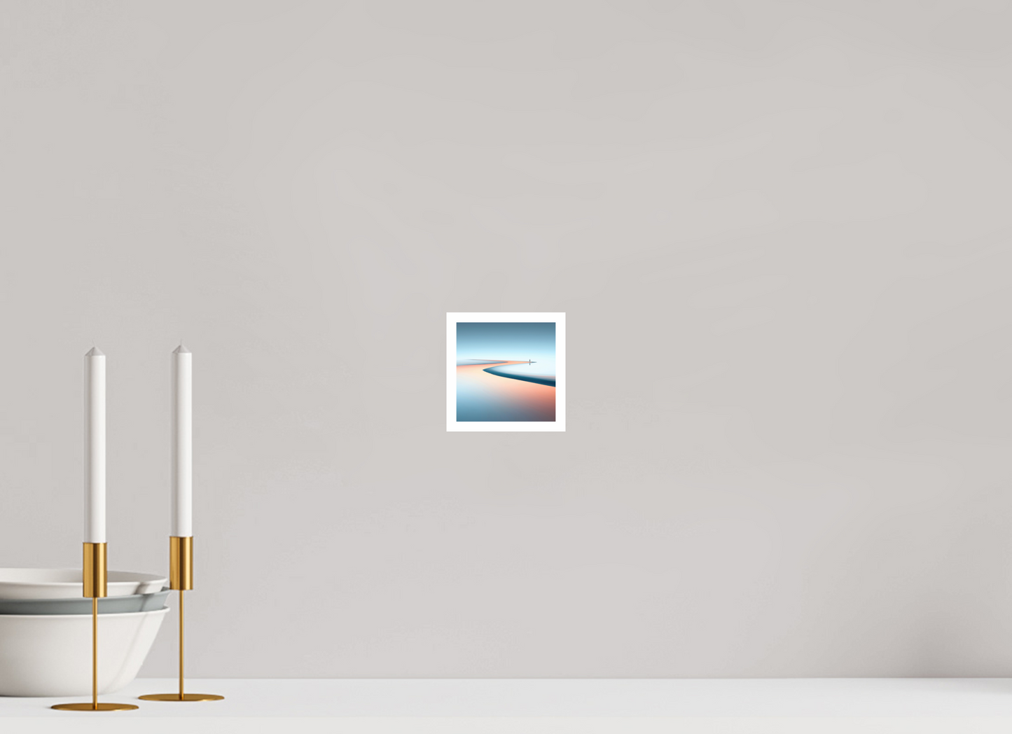 10 x 10 cm, Fine Art Print Hahnemühle Baryta Am Rand der Unendlichkeit