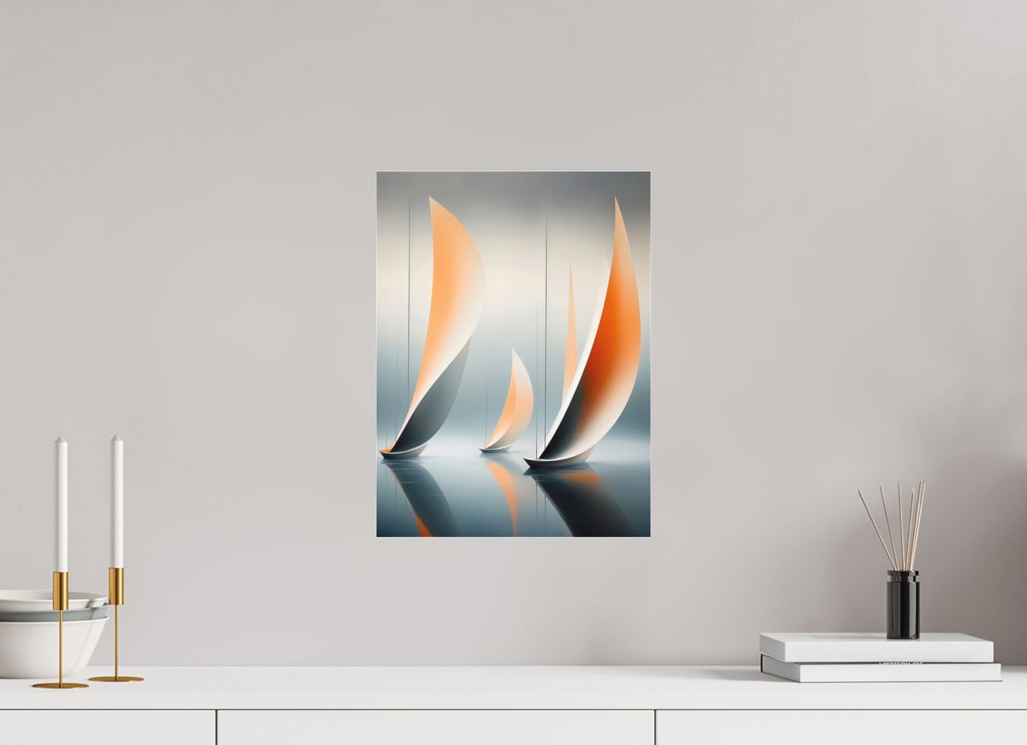 30 x 40 cm, Fine Art Pigmentdruck hinter Acrylglas Drei im Licht