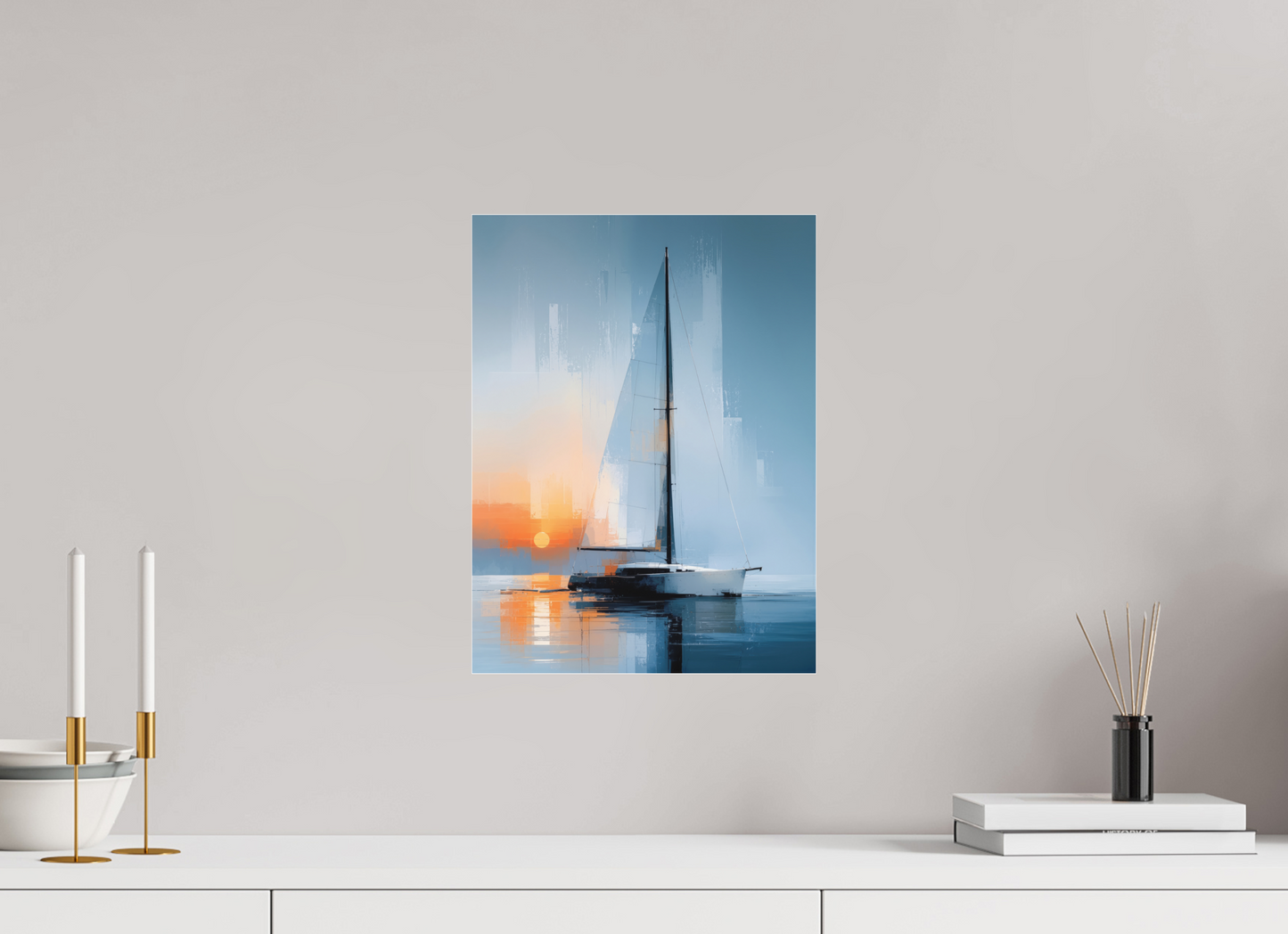 30 x 40 cm, Fine Art Pigmentdruck hinter Acrylglas Stille Passage