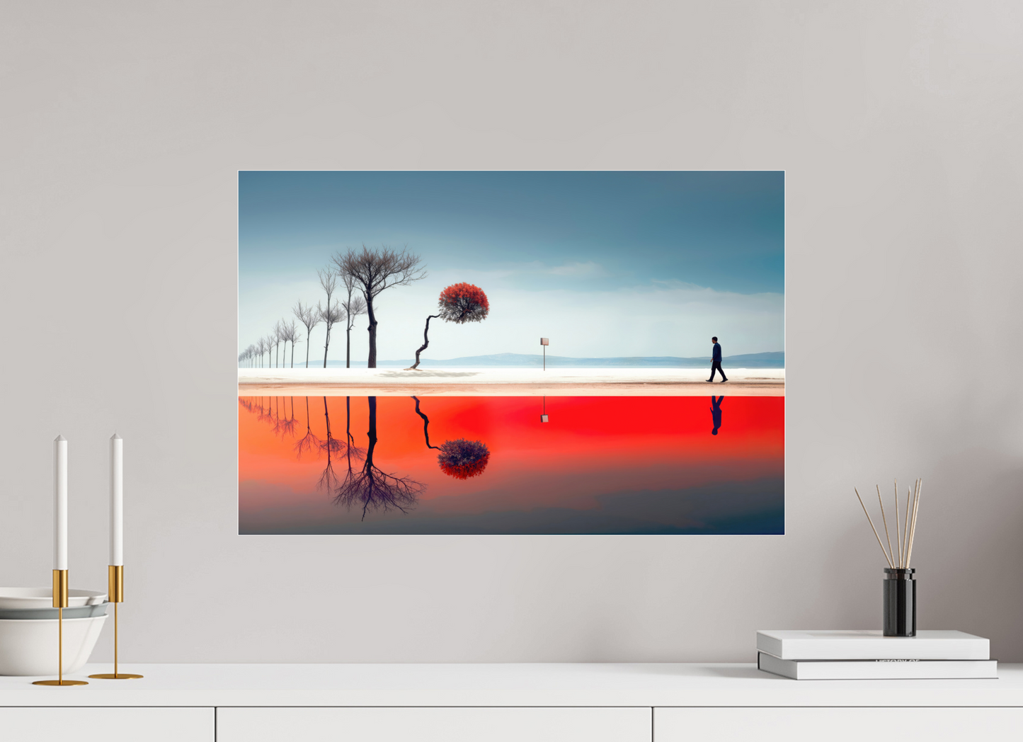 60 x 40 cm, Acrylglas glänzend standard Der Weg durch den Traumraum