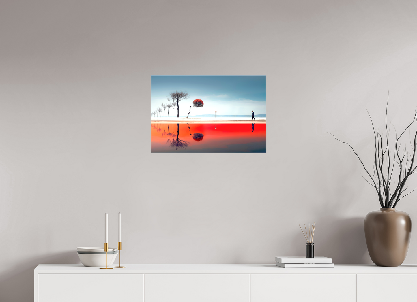 60 x 40 cm, Leinwand glänzend Der Weg durch den Traumraum
