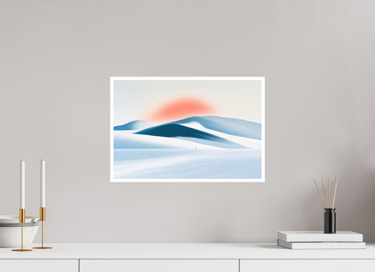 45 x 30 cm, Fine Art Print Hahnemühle Baryta Spur in der Stille
