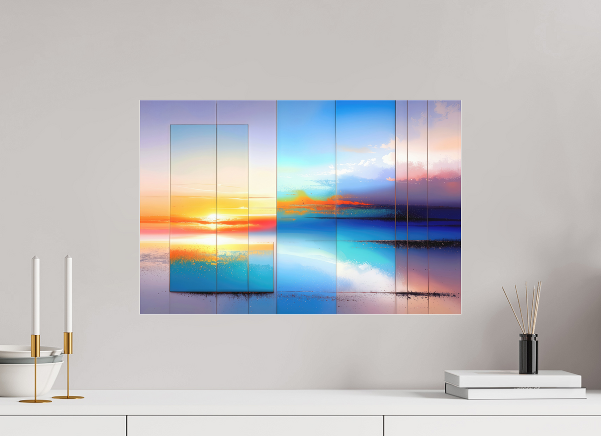 60 x 40 cm, Fine Art Pigmentdruck hinter Acrylglas Fenster zum Meer-01—Wandkunst, Fine Art Print, Leinwand, Acryldruck, Alu-Dibond