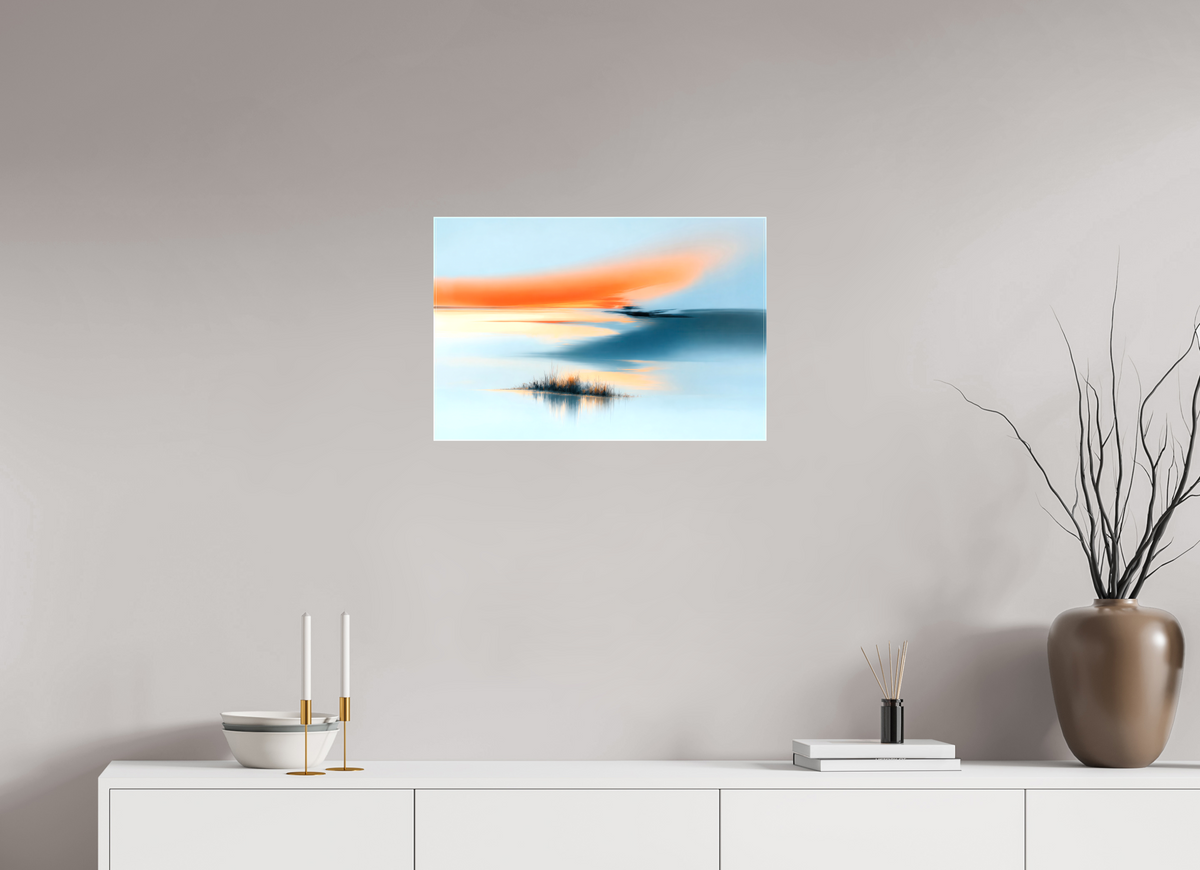 60 x 40 cm, Leinwand glänzend Am Rand des Lichts
