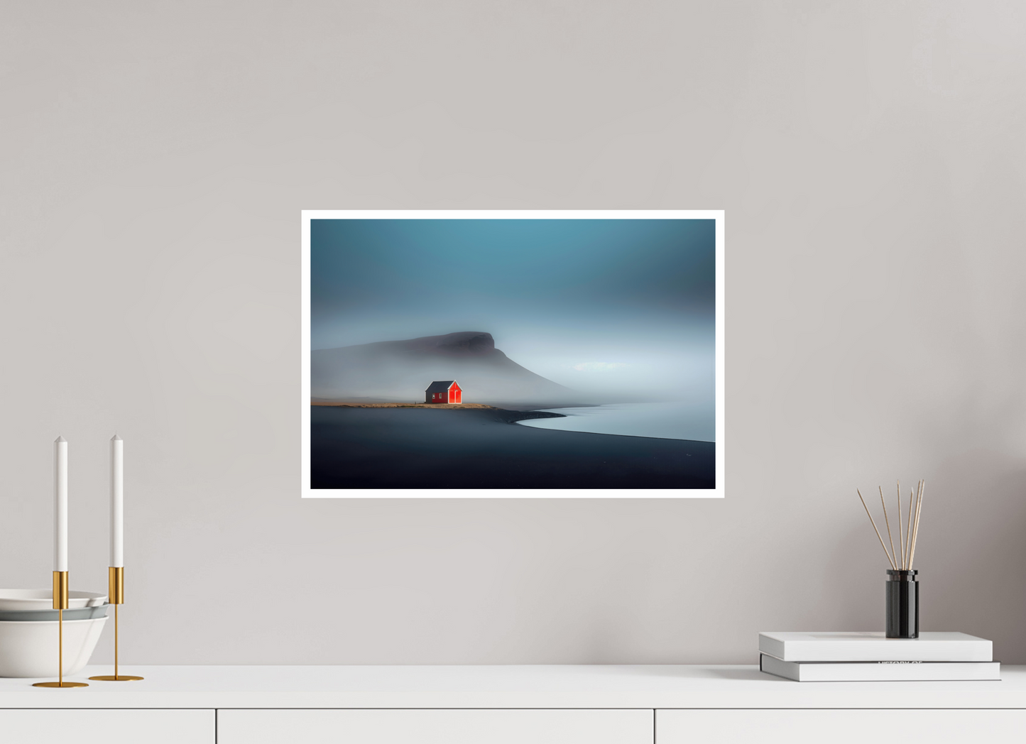 45 x 30 cm, Fine Art Print Hahnemühle Baryta Haus am Meer-01
