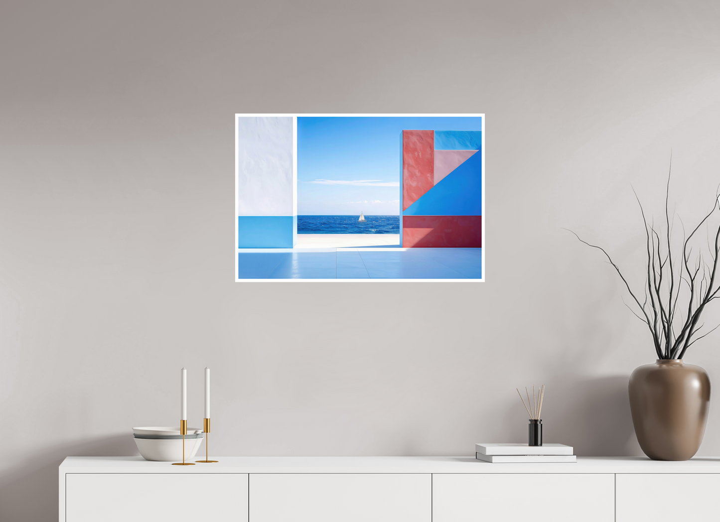 75 x 50 cm, Fine Art Print Hahnemühle Baryta Mauer am Meer-03