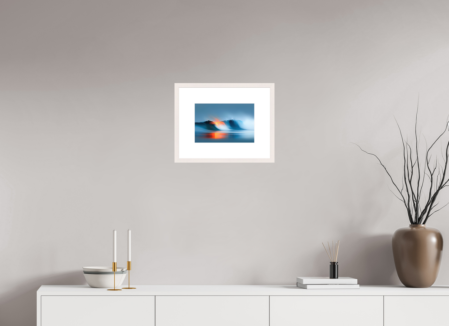 30 x 20 cm, Fine Art Print gerahmt Schwelle im Licht