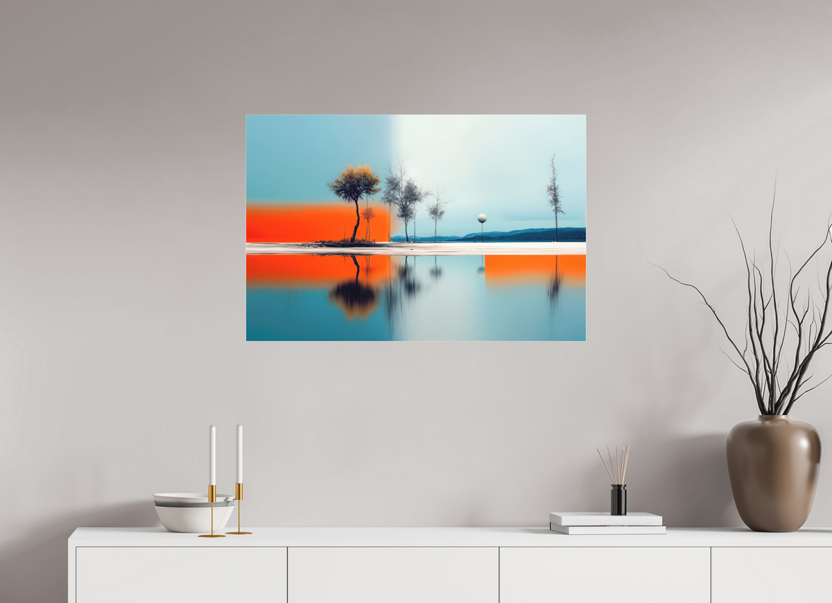 90 x 60 cm, Fine Art Pigmentdruck hinter Acrylglas Horizont der Gegensätze—Wandkunst, Fine Art Print, Leinwand, Acryldruck, Alu-Dibond