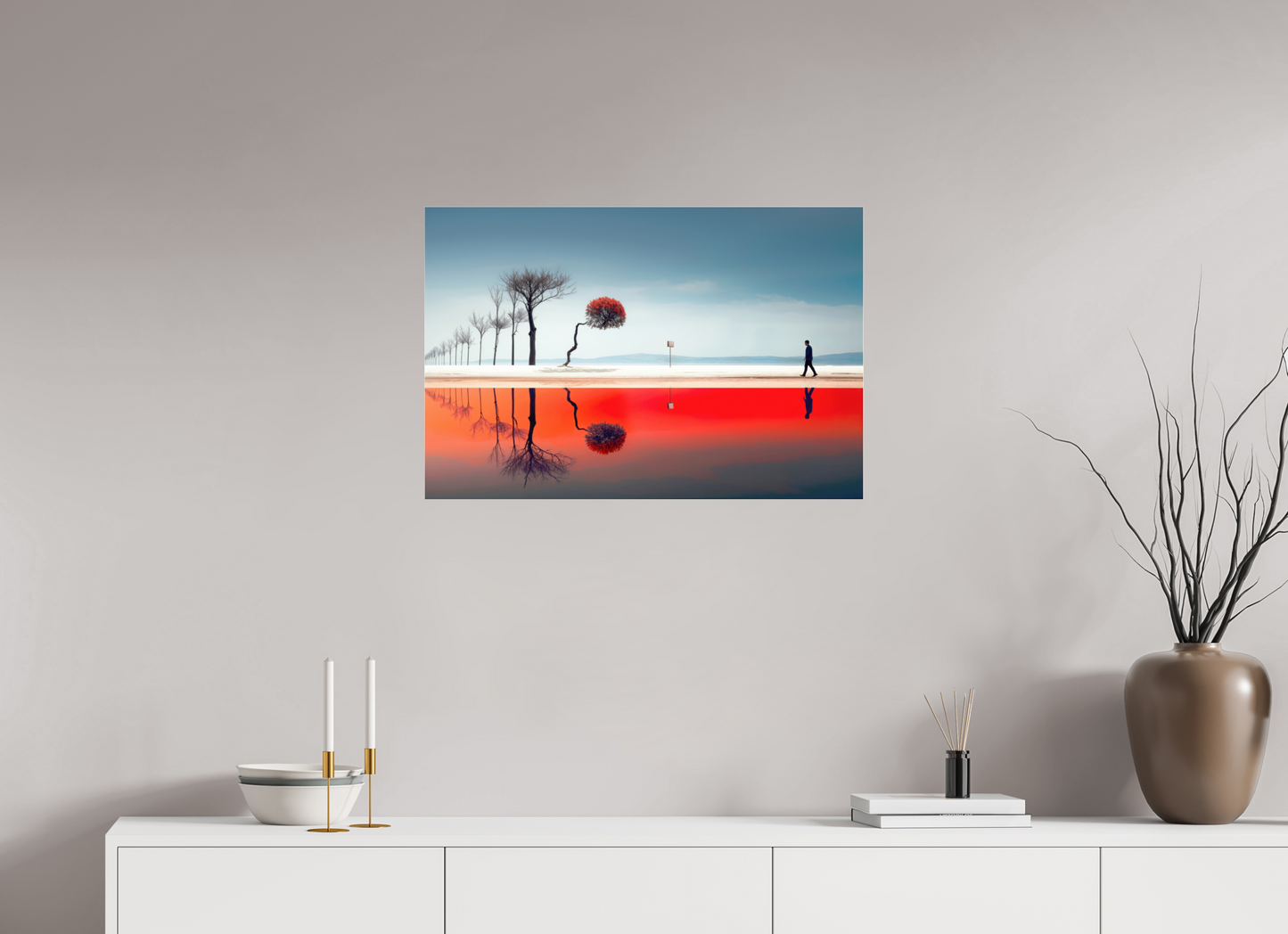 75 x 50 cm, Acrylglas glänzend standard Der Weg durch den Traumraum