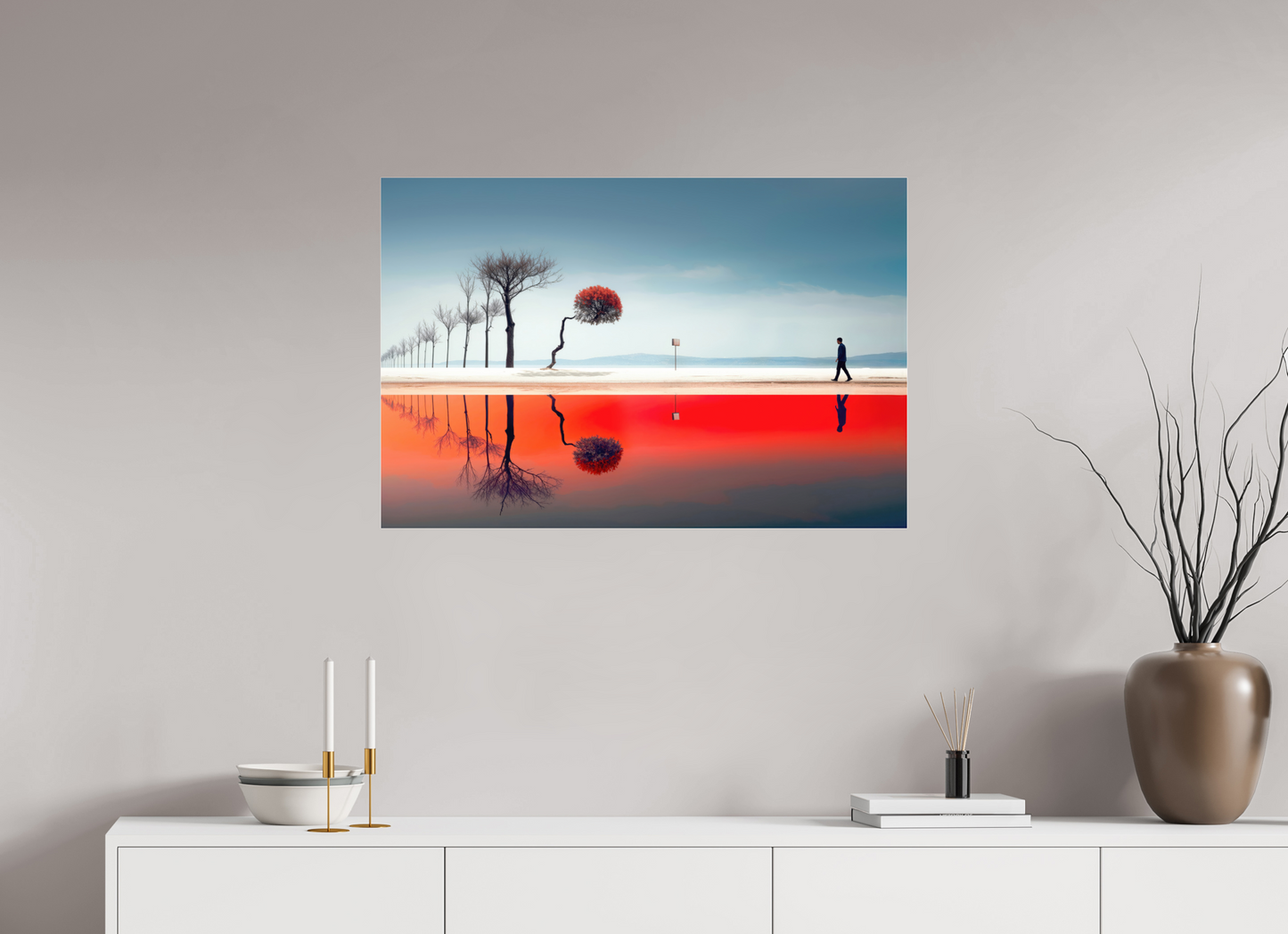 90 x 60 cm, Acrylglas glänzend standard Der Weg durch den Traumraum