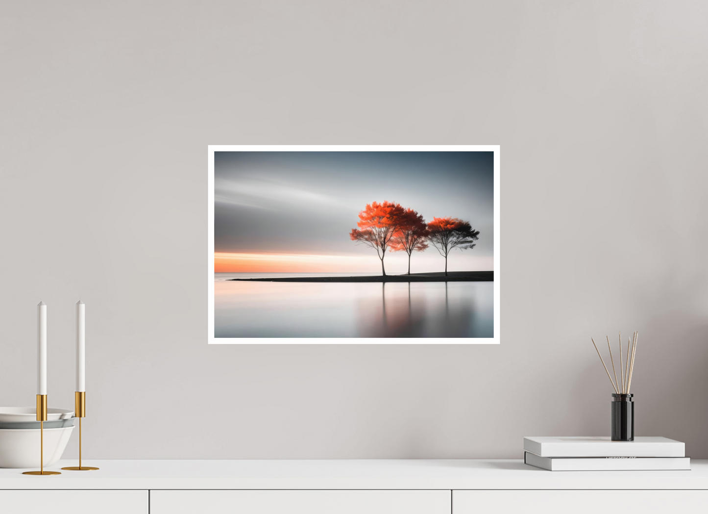45 x 30 cm, Fine Art Print Hahnemühle Baryta Stille am Ufer-02