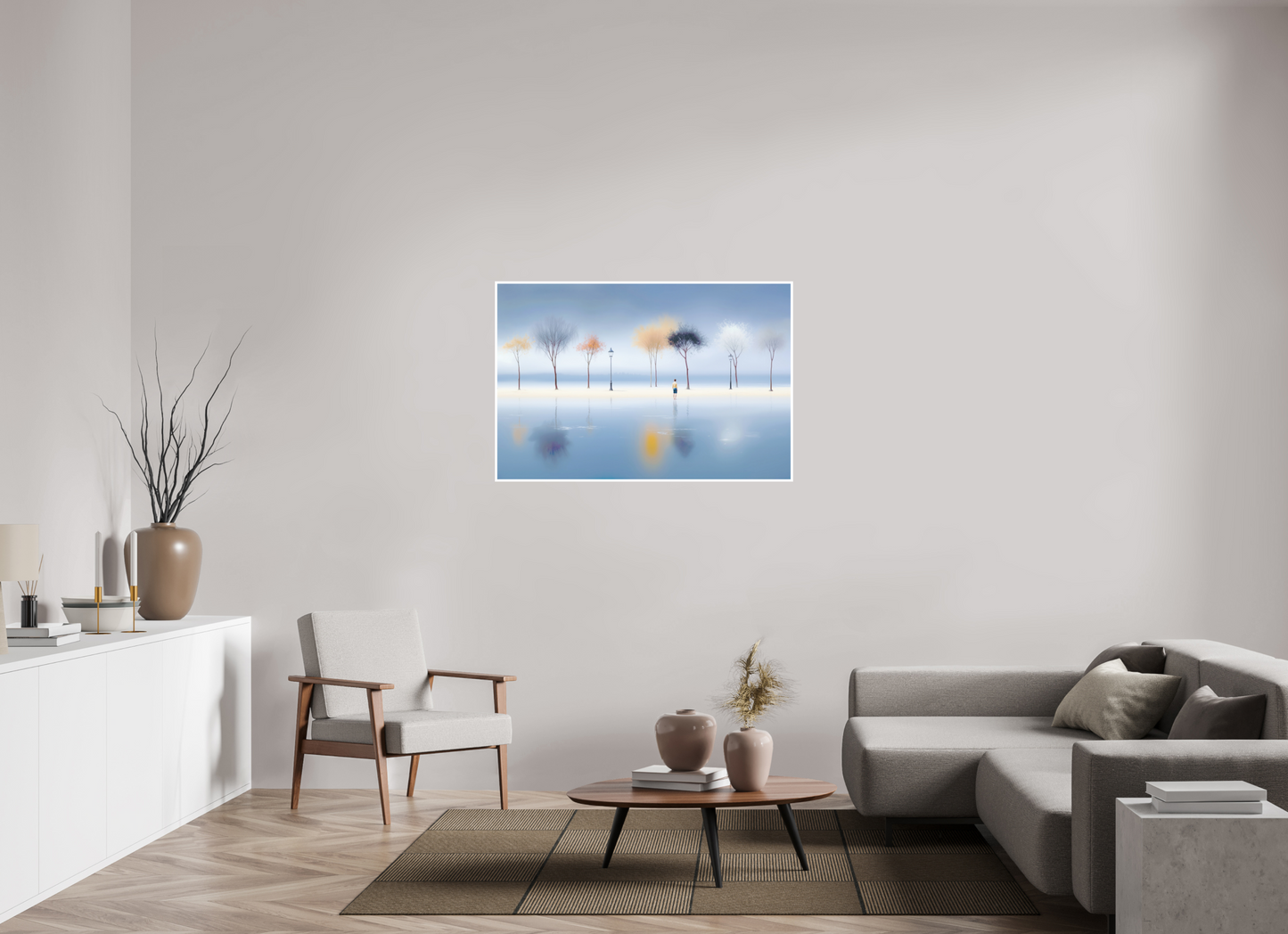 120 x 80 cm, Fine Art Print Hahnemühle Baryta Stilles Ufer, ferne Gedanken