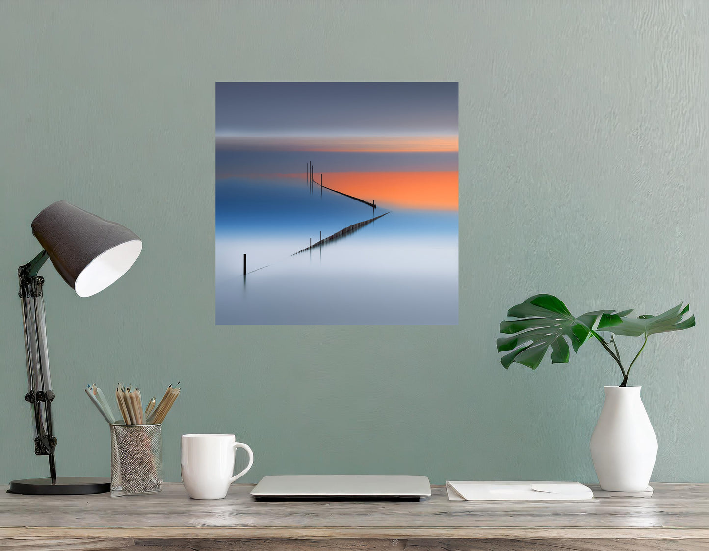 Stille Linien—Wandkunst, Fine Art Print, Leinwand, Acryldruck