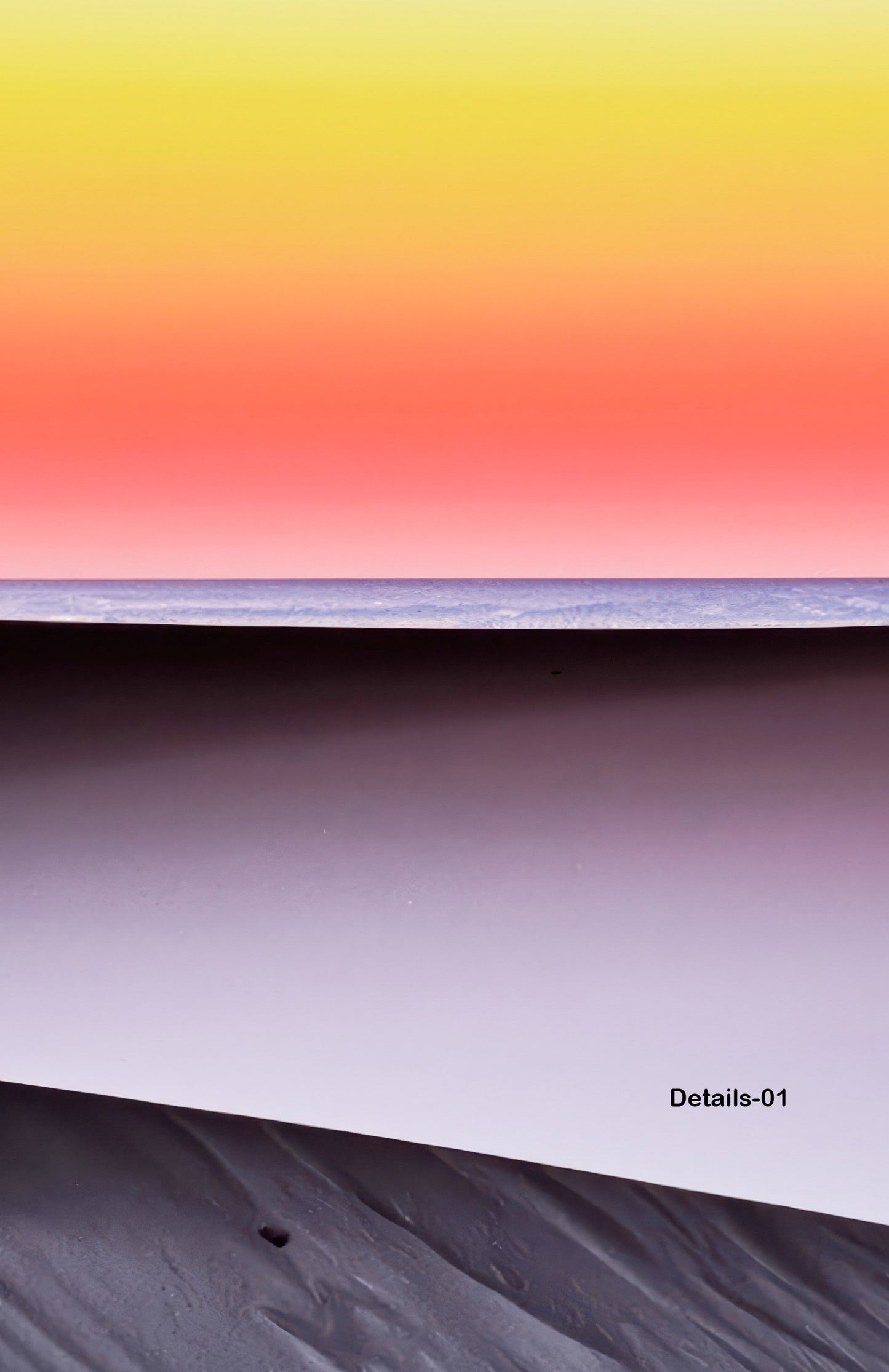 Crêpuscule sur la dune—Art mural, Impression Fine Art, Toile, Impression acrylique, Alu-Dibond