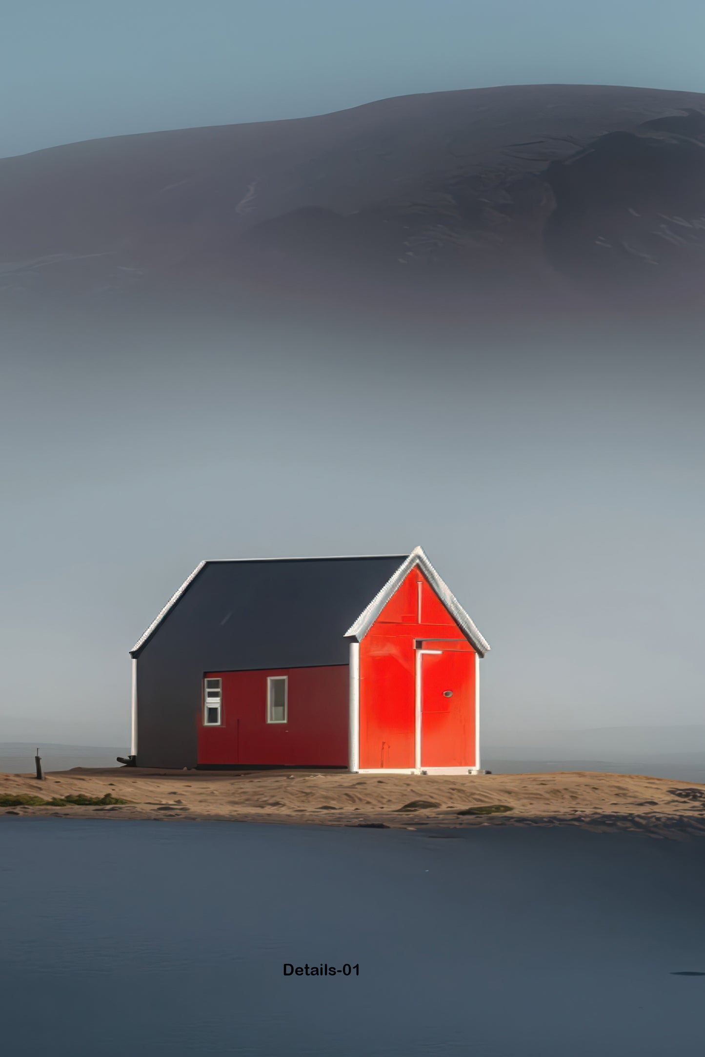 House by the Sea-01—Wall Art, Fine Art Print, Canvas, Acrylic Print, Aluminum Dibond