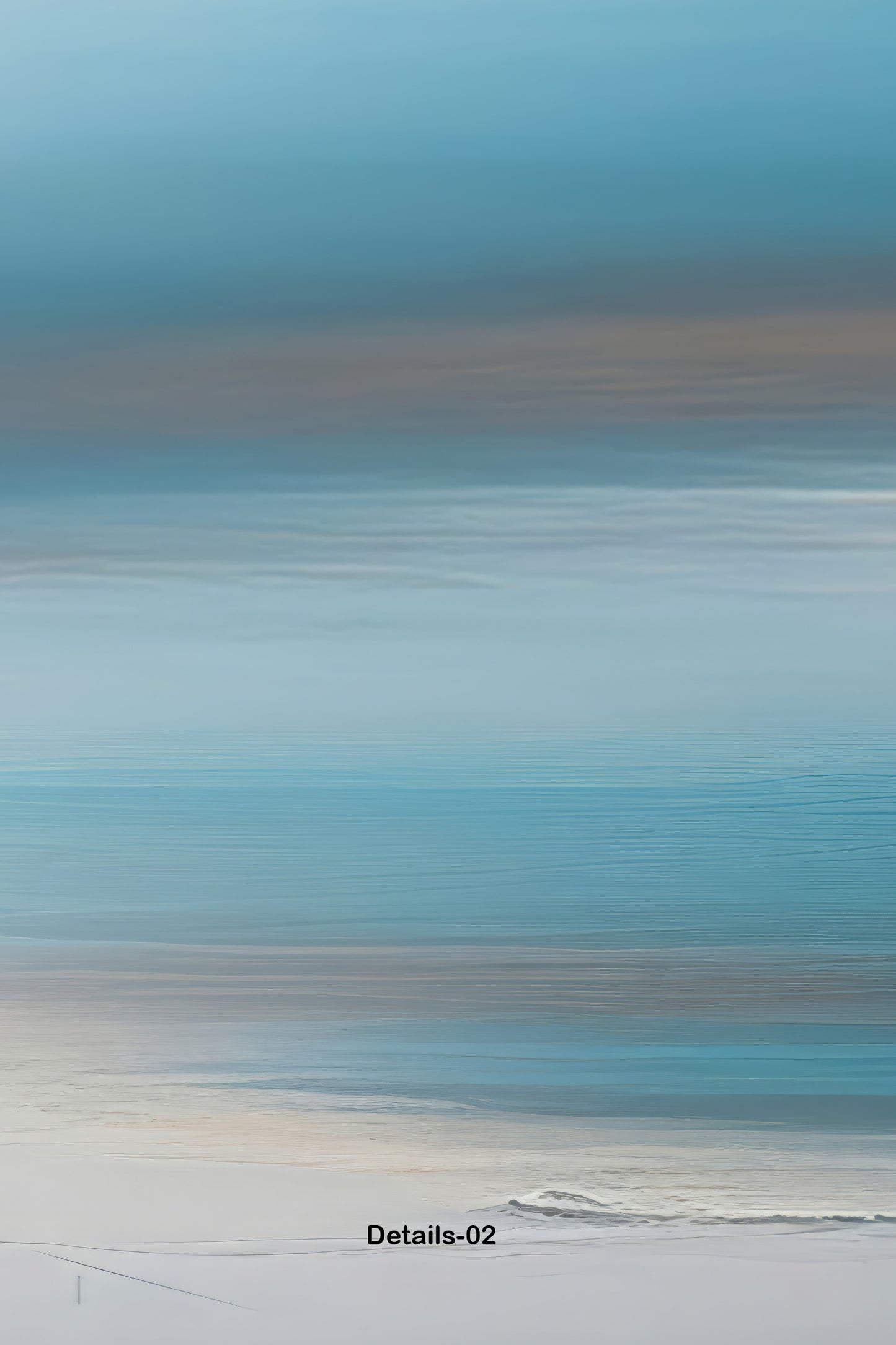 Bateau dans la mer des Wadden-06—Art mural, impression d'art, toile, impression acrylique, alu-dibond