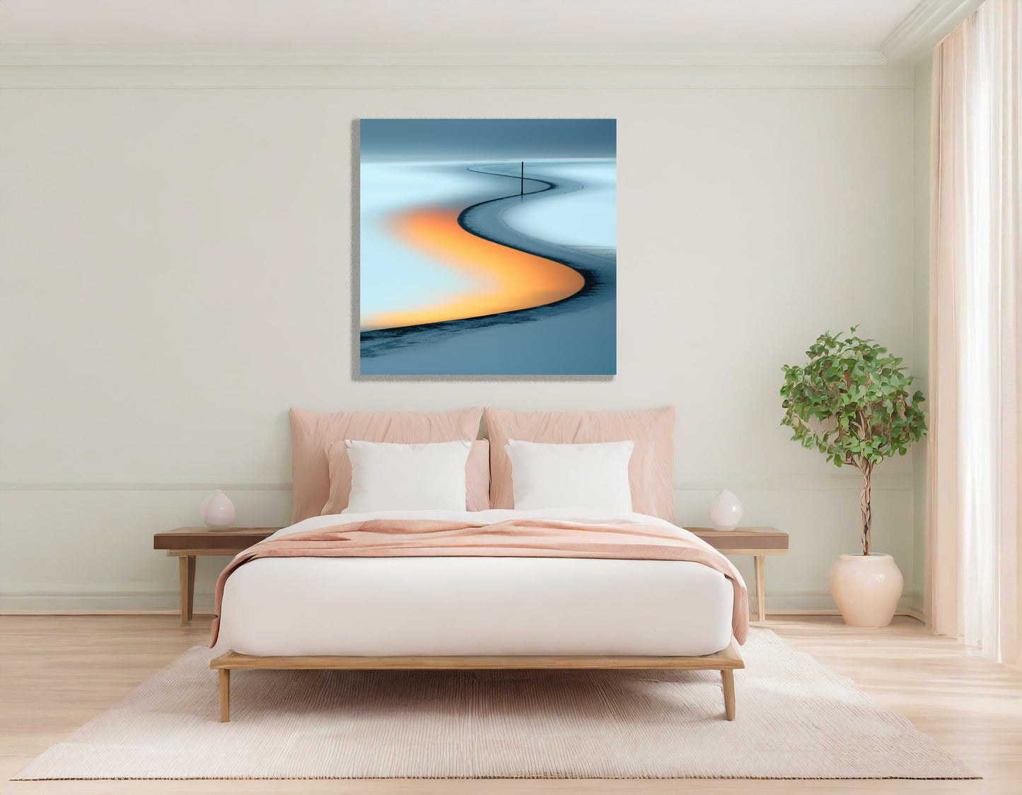 Priel Doré – Art Mural, Impression Fine Art, Toile, Impression Acrylique, Alu-Dibond
