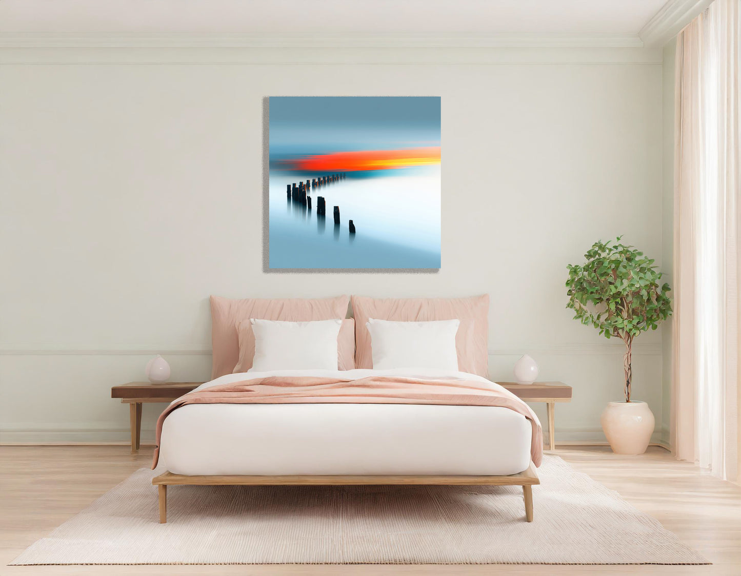 Pfad ins Licht—Wandkunst, Fine Art Print, Leinwand, Acryldruck, Alu-Dibond