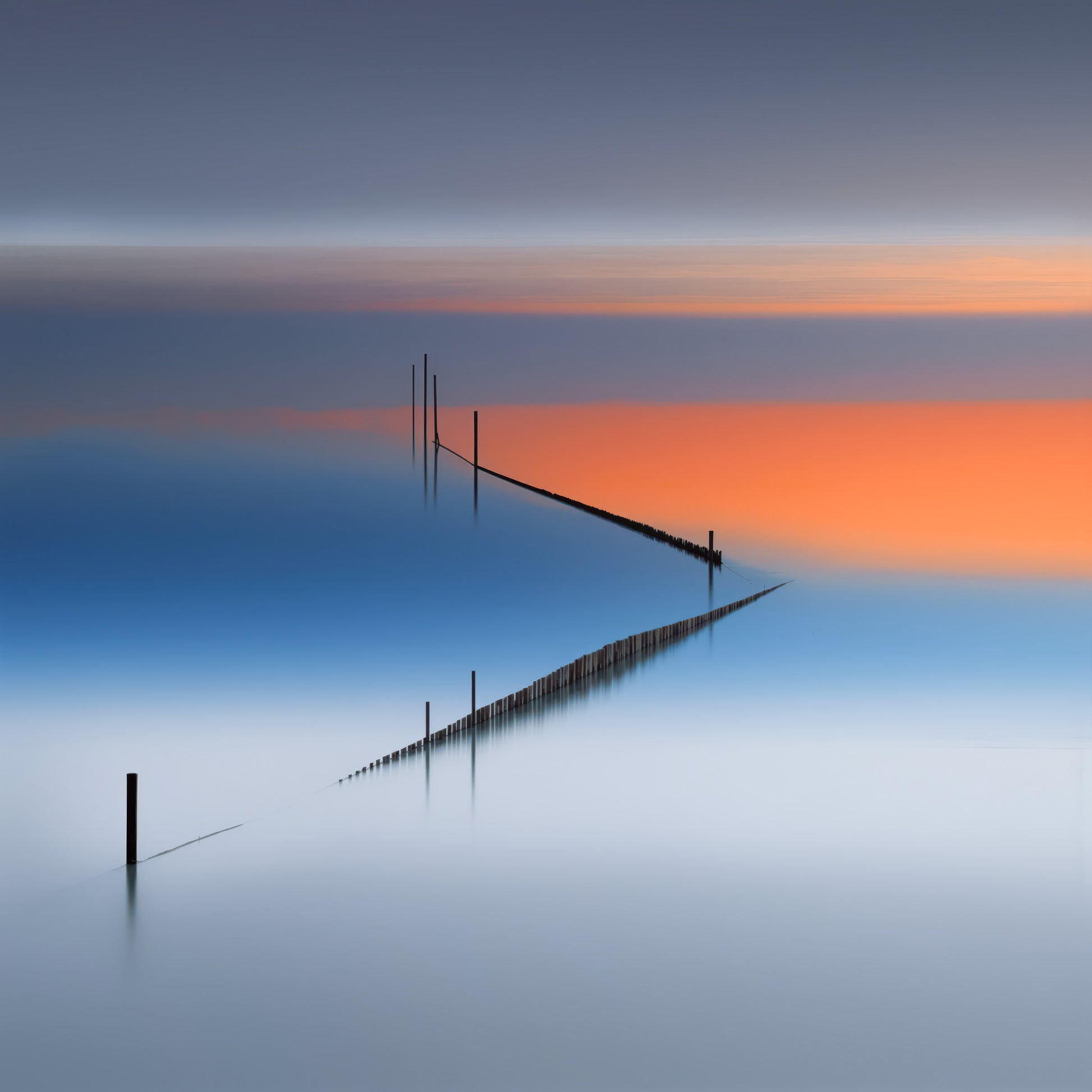 Main image Stille Linien—Wandkunst, Fine Art Print, Leinwand, Acryldruck, Alu-Dibond