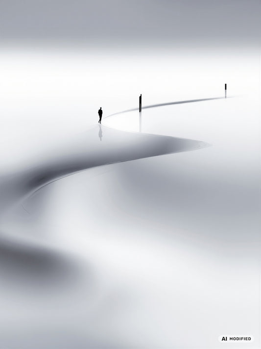 Weg der Gezeiten—Wandkunst, Fine Art Print, Leinwand, Acryldruck