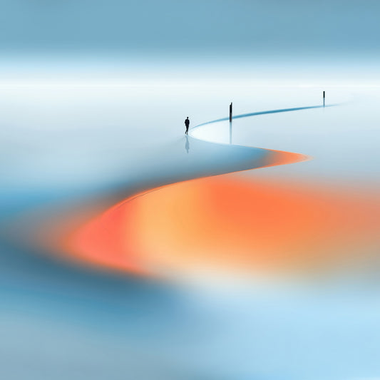 Main image Weg der Gezeiten (square)—Wandkunst, Fine Art Print, Leinwand, Acryldruck, Alu-Dibond