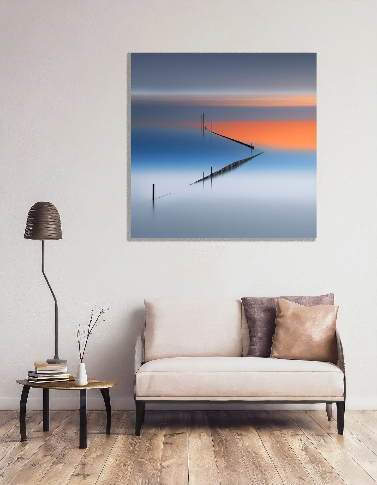 Stille Linien—Wandkunst, Fine Art Print, Leinwand, Acryldruck