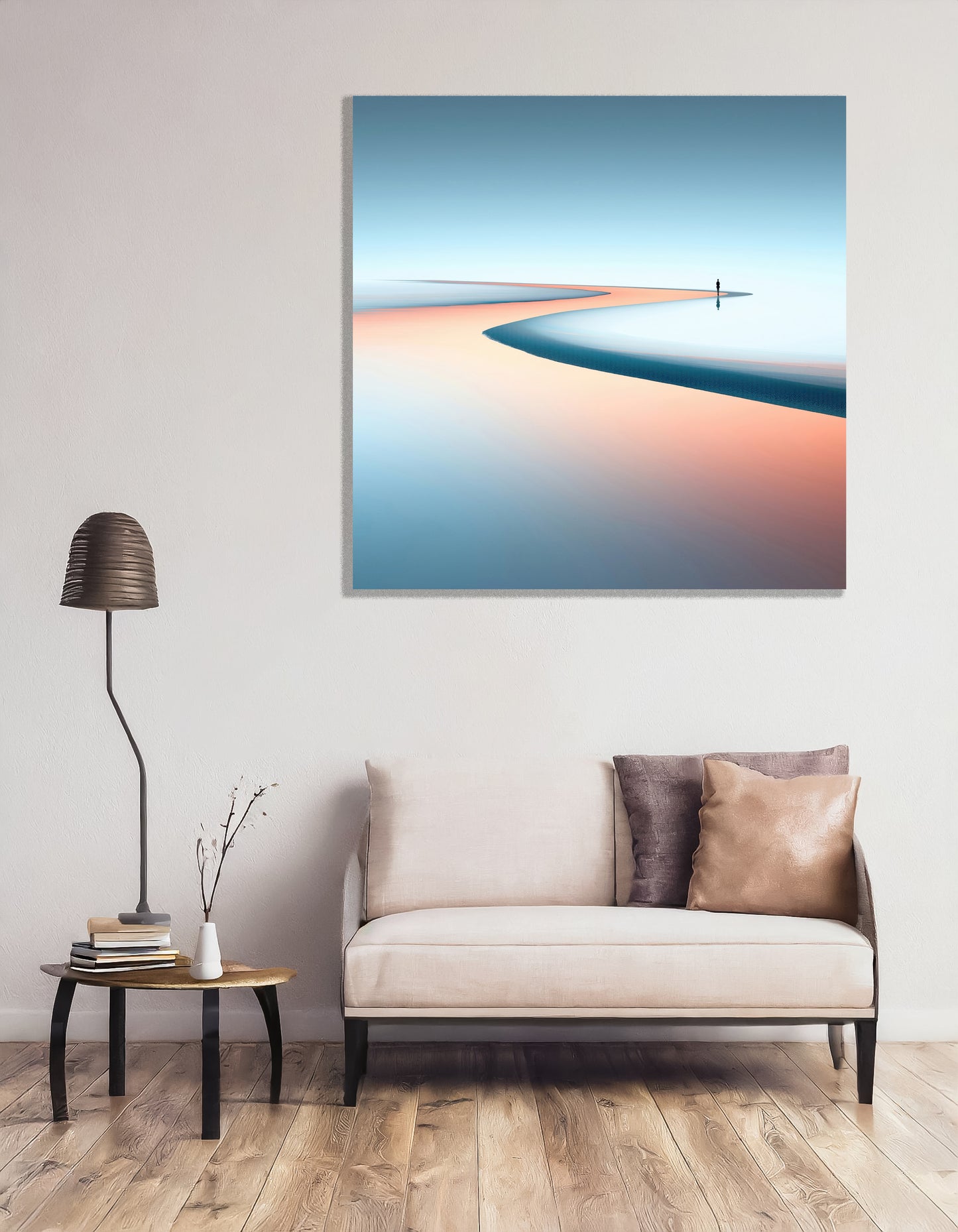 Am Rand der Unendlichkeit—Wandkunst, Fine Art Print, Leinwand, Acryldruck, Alu-Dibond