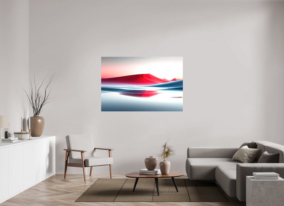 150 x 100 cm, Leinwand glänzend Im Fluss der Formen