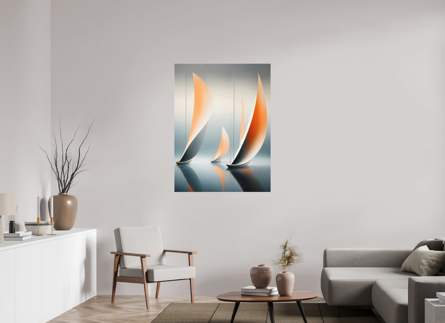 90 x 120 cm, Fine Art Pigmentdruck hinter Acrylglas Drei im Licht