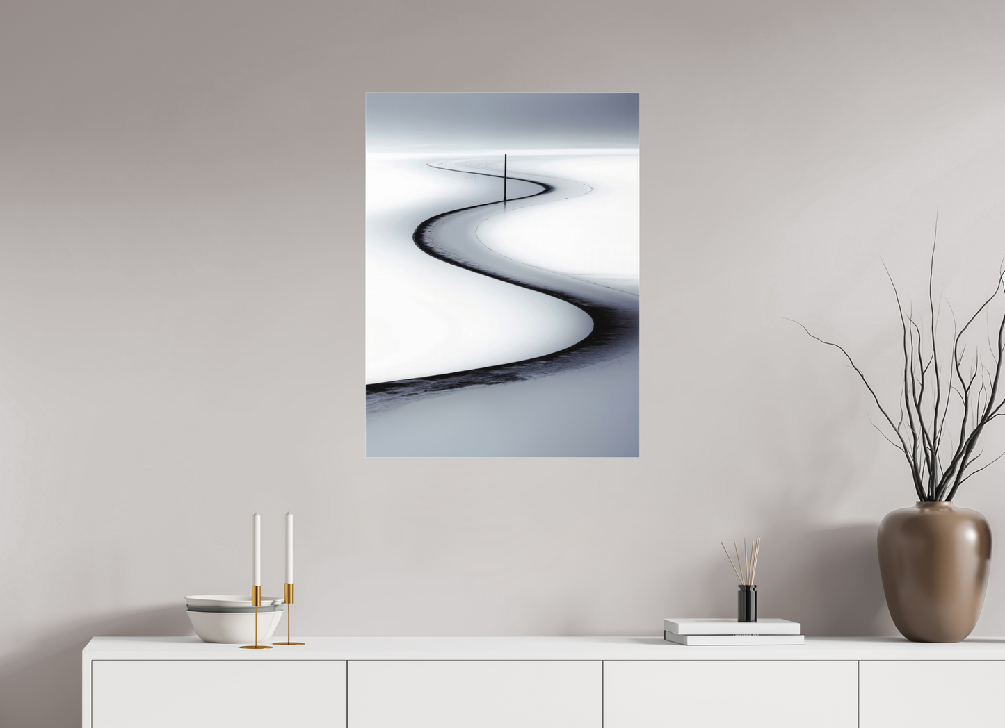 60 x 80 cm, Fine Art Pigmentdruck hinter Acrylglas Priel